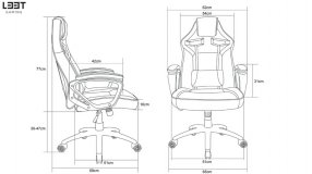 Screenshot på L33T Gaming Extreme Gaming Chair Röd