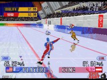 Screenshot på Nagano Winter Olympics 98 (inkl. Shark Protectors & Bergsala)