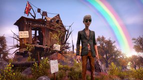 Screenshot på We Happy Few