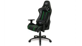 L33T Gaming Elite V3 Gaming Chair Green Spel & Sånt: TV L33T Gaming Elite V3 Gaming Chair Green Spel & Sånt: TV