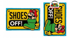 Screenshot på Super Mario Shoes Off Dörrmatta