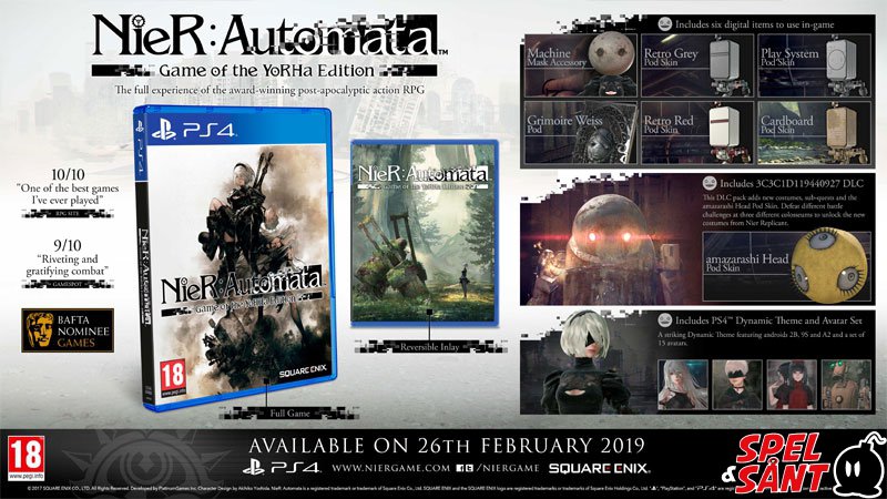Nier Automata Game Of The Yorha Edition Spel Sant The Video Game Store With The Happiest Customers Nier Automata Game Of The Yorha Edition Spel Sant The Video Game Store With The Happiest Customers