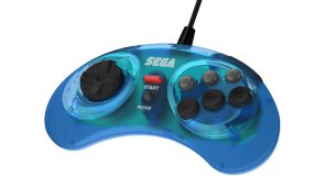 Screenshot på Retro-Bit Sega Mega Drive 8 Button USB Arcade Pad Clear Blue