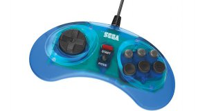 Screenshot på Retro-Bit Sega Mega Drive 8 Button USB Arcade Pad Clear Blue