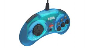 Screenshot på Retro-Bit Sega Mega Drive 8 Button USB Arcade Pad Clear Blue