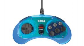 Screenshot på Retro-Bit Sega Mega Drive 8 Button USB Arcade Pad Clear Blue
