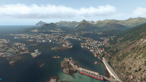 Screenshot på X-Plane 11 (inkl. Aerosoft Airport Pack)