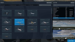 Screenshot på X-Plane 11 (inkl. Aerosoft Airport Pack)