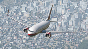 Screenshot på X-Plane 11 (inkl. Aerosoft Airport Pack)