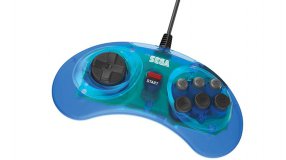 Screenshot på Retro-Bit Sega Mega Drive 6 Button USB Arcade Pad Clear Blue