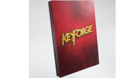 Screenshot på GameGenic Keyforge Logo Sleeves Blue 40 Pack