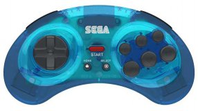 Screenshot på Retro-Bit Sega Mega Drive 8 Button Wireless Bluetooth Controller Clear Blue
