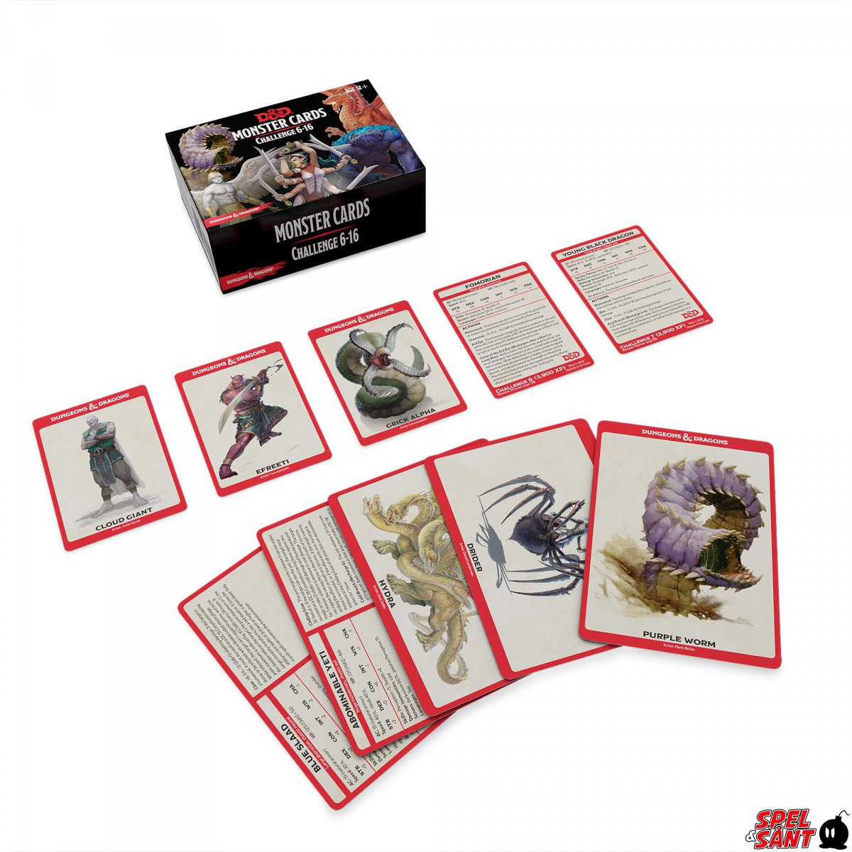 Dungeons Dragons Monster Cards Monsters Challenge 6 16 Spel S nt
