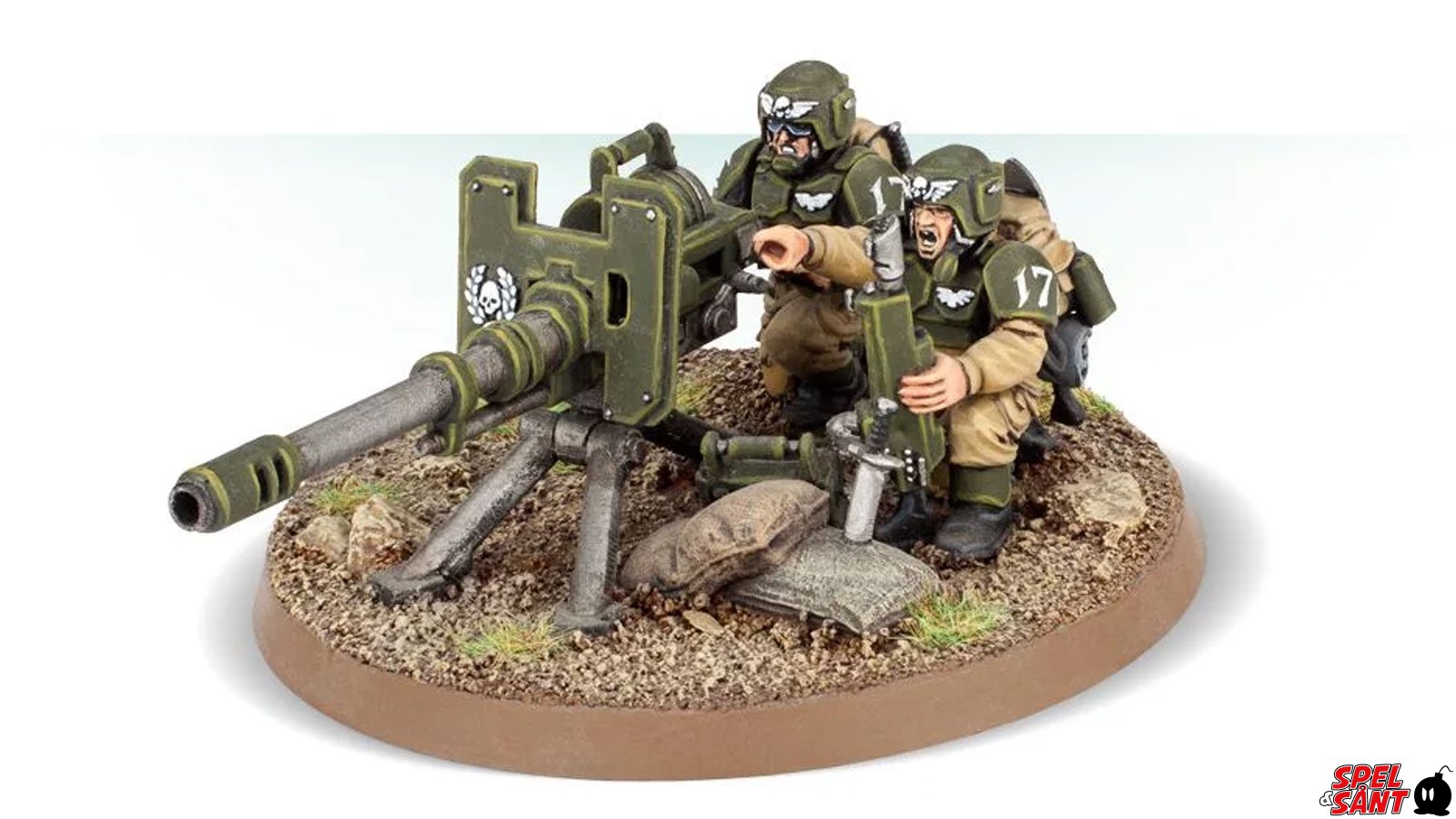 Warhammer 40K Cadian Heavy Weapon Squad Spel & Sånt The video game store with the happiest