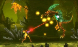 Screenshot på Metroid Samus Returns Legacy Edition