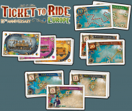 Screenshot på Ticket to Ride Europe 15th Anniversary Edition (Skandinavisk Version)