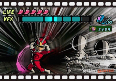 Screenshot på Viewtiful Joe (Amerikansk Version)