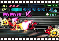 Screenshot på Viewtiful Joe (Amerikansk Version)