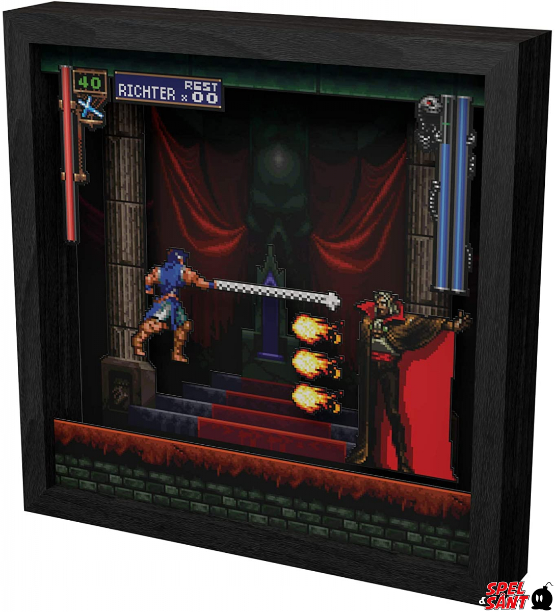 Pixel Frames Castlevania Intro Dracula 23x23cm - Spel & Sånt: The video ...