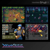 Screenshot på Evercade Dual Game Cartridge 11 - Xeno Crisis | Tanglewood