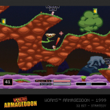 Screenshot på Evercade Multi Game Cartridge 18 - Worms Collection 1