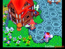 Screenshot på Animal Crossing (Amerikansk Version & Ej minneskort)