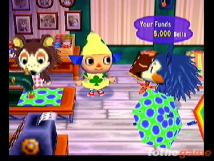 Screenshot på Animal Crossing (Amerikansk Version & Ej minneskort)
