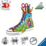 Screenshot på Super Mario Shoe 3D Puzzle (108 Bitar)