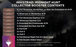 Screenshot på Magic Innistrad Midnight Hunt Collector Booster Pack