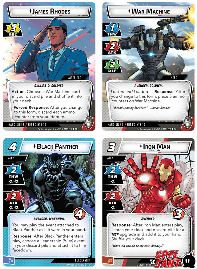 Marvel Champions The Card Game Warmachine Hero Pack Expansion Spel & Sånt The video game Marvel Champions The Card Game Warmachine Hero Pack Expansion Spel & Sånt The video game