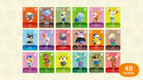 Screenshot på Series 5 Animal Crossing amiibo cards Display (25st Boosters @ 3st Kort Vardera)