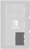 Screenshot på HORI Nintendo Switch Game Card Case 24 Vit