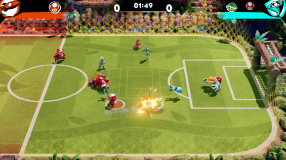 Screenshot på Mario Strikers Battle League Football (Bergsala UK4) inkl. Förhandsbokningserbjudande