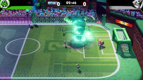 Screenshot på Mario Strikers Battle League Football (Bergsala UK4) inkl. Förhandsbokningserbjudande