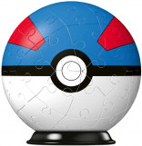 Screenshot på Ravensburger Pokemon Pokeball Puzzle-Ball Great Ball (55 Bitar)