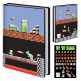 Screenshot på Super Mario Bros Build Your Own Level Premium A5 Magnetic Notebook