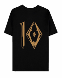 Screenshot på The Elder Scrolls Skyrim 10th Anniversary Metallic T-Shirt Svart (Large)
