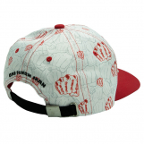 Screenshot på One Punch Man Punches Snapback Keps Vit Röd