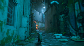 Screenshot på Stray