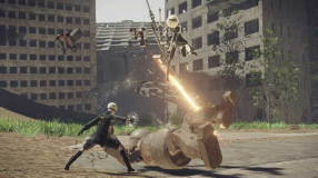 Screenshot på NieR Automata The End of YoRHa Edition (Spel på kassett)