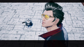 Screenshot på No More Heroes III (3) (inkl. Poster & Art Cards)
