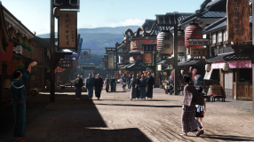 Screenshot på Like A Dragon - Ishin!