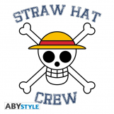 Screenshot på One Piece Straw Hat Crew Logo T-Shirt Vit (Large)