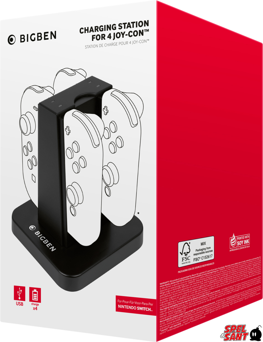 BigBen Nintendo Switch JoyCon Charging Station Spel & Sånt The