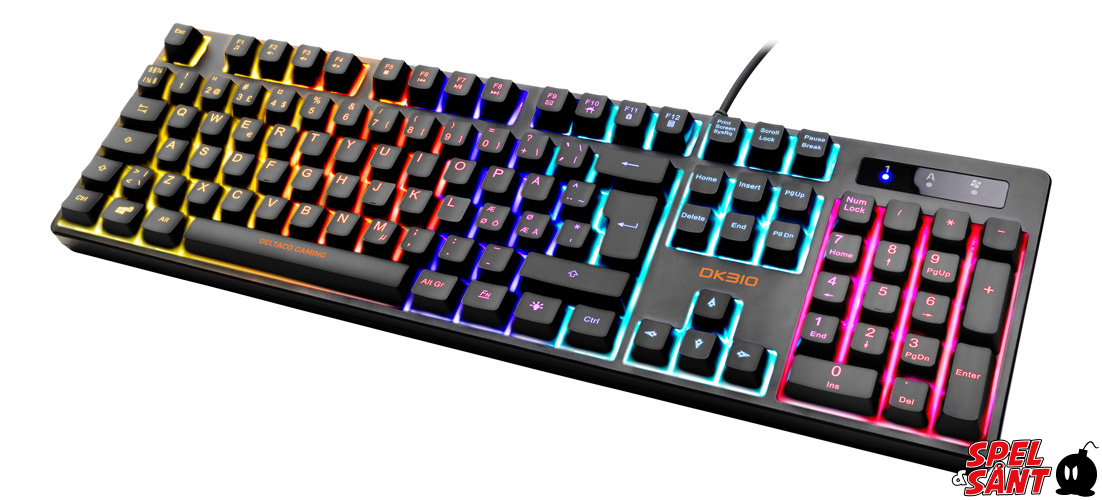 Deltaco Gaming DK310 RGB Mechanical Gaming Keyboard (Nordisk