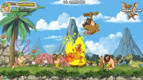 Screenshot på New Joe & Mac Caveman Ninja - T-Rex Edition