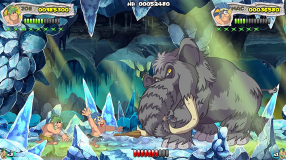 Screenshot på New Joe & Mac Caveman Ninja - T-Rex Edition