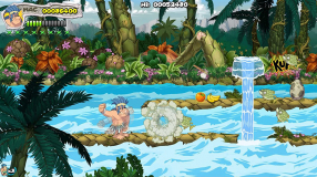 Screenshot på New Joe & Mac Caveman Ninja - T-Rex Edition