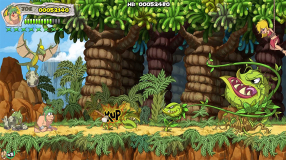 Screenshot på New Joe & Mac Caveman Ninja - T-Rex Edition