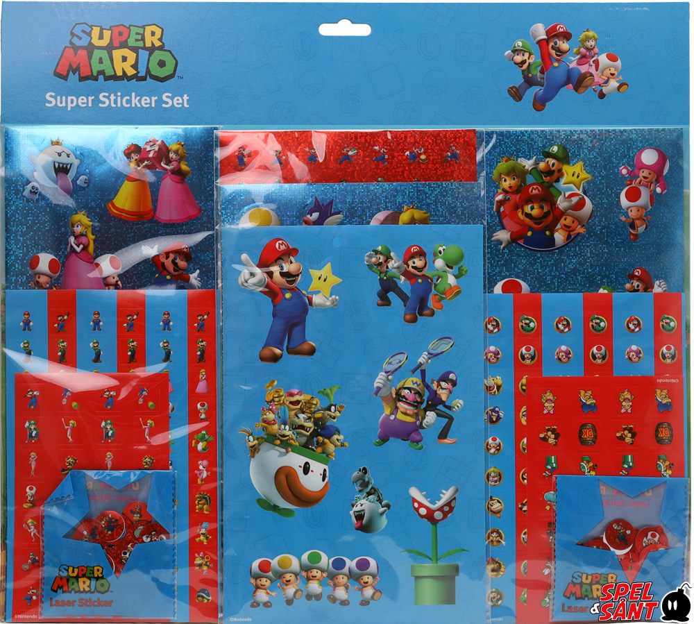 Super Mario Super Sticker Collection - 500+ Stickers - Spel & Sånt: The ...